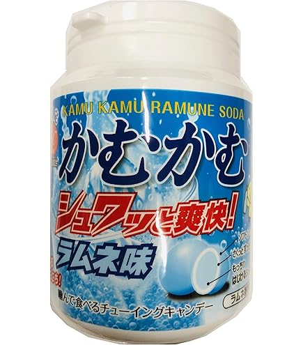 Amazon.co.jp: かむかむ むかむホワイトソーダボトル 120g : 食品